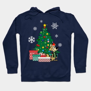 Ding A Ling Wolf Around The Christmas Tree Hoodie